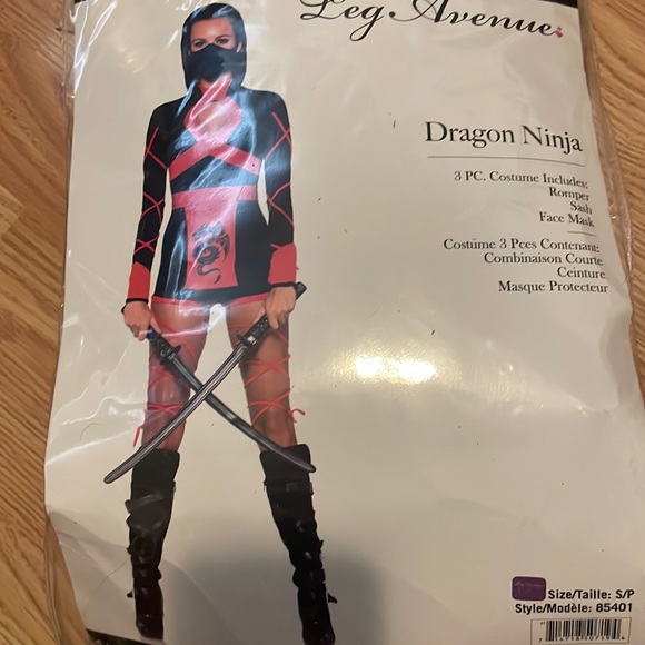 Ninja costume size small